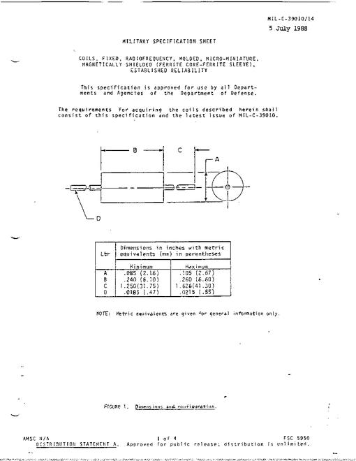 MIL MIL-C-39010/14