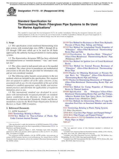 ASTM F1173-01(2018)