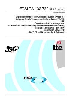 ETSI TS 132 732
