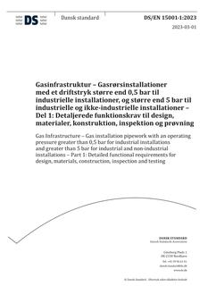 DANSK DS/EN 15001-1