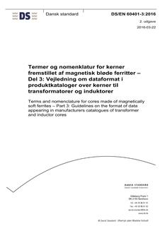 DANSK DS/EN 60401-3