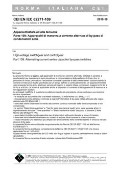 CEI EN IEC 62271-109