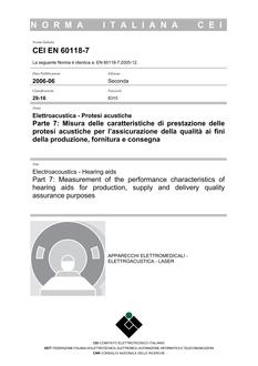 CEI EN 60118-7