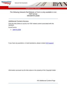 NR SMF/PL/0268 ISSUE 1