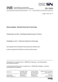 SNV SN EN 15904