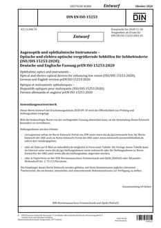 DIN EN ISO 15253 - DRAFT