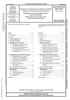 VDI VDI/VDE/DGQ/DKD 2622 BLATT 2
