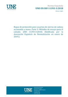 AENOR UNE-EN ISO 11393-3