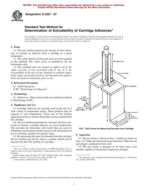ASTM D5267-97