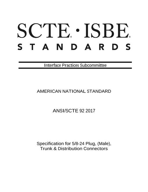 SCTE 92 2017