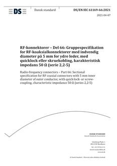 DANSK DS/EN IEC 61169-66