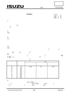 ISUZU ISC-C91-001A