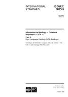 ISO/IEC 9075-5:1999
