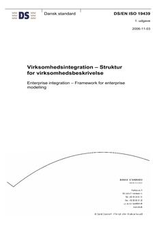 DANSK DS/EN ISO 19439