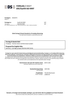 DANSK DSF/FPREN ISO 9997