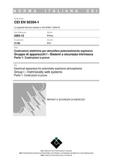 CEI EN 50394-1