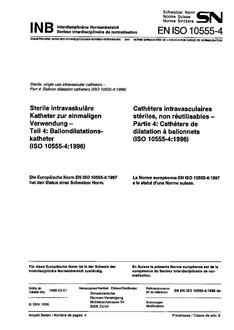 SNV SN EN ISO 10555-4