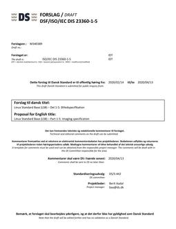 DANSK DSF/ISO/IEC DIS 23360-1-5