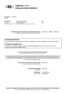 DANSK DSF/PREN ISO/IEC 80369-3