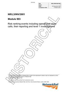 NR NR/L3/INV/3001/903 ISSUE 1