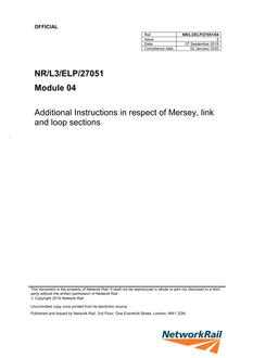 NR NR/L3/ELP/27051/04 ISSUE 2
