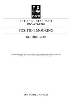 DNV DNV-OS-E301