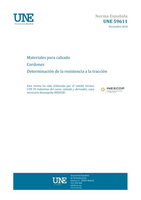 AENOR UNE 59611