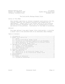 IETF RFC 5064