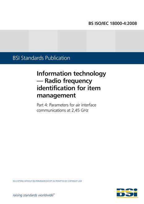 BS ISO/IEC 18000-4:2008