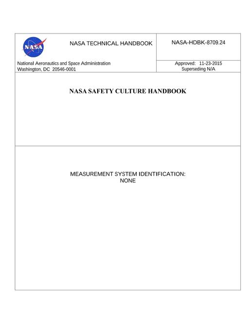 NASA HDBK-8709.24