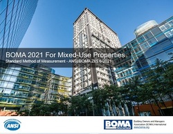 BOMA 2021 for Mixed-Use Properties: Standard Method of Measurement (ANSI/BOMA Z65.6-2021)