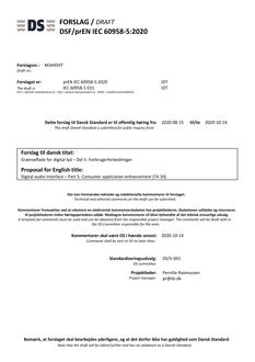 DANSK DSF/PREN IEC 60958-5