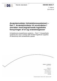 DANSK DS/ISO 8835-7