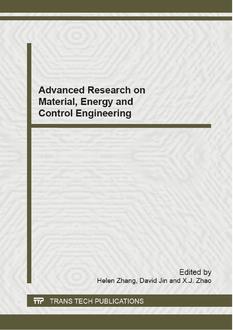 Advanced  Research on Material, Energy and Control Engineering