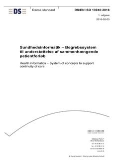 DANSK DS/EN ISO 13940