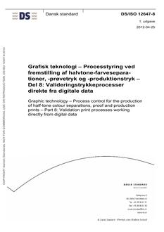 DANSK DS/ISO 12647-8