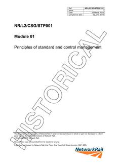 NR NR/L2/CSG/STP001/01 ISSUE 7