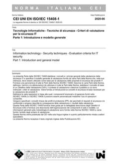 CEI UNI EN ISO/IEC 15408-1