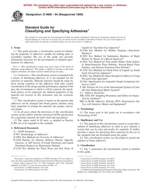 ASTM D4800-94(1999)