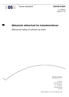 DANSK DS/EN 61965