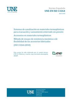 AENOR UNE-EN ISO 13264