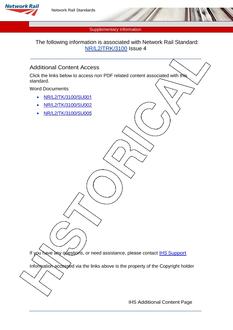 NR NR/L2/TRK/3100 ISSUE 4