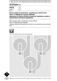 CEI EN 50289-1-9