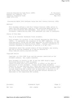 IETF RFC 7225