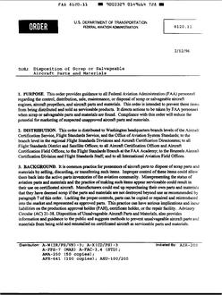 FAA FO 8120.11