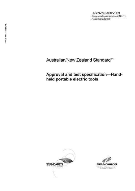 AS/NZS 3160:2009