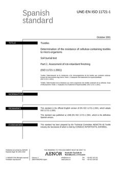 AENOR UNE-EN ISO 11721-1