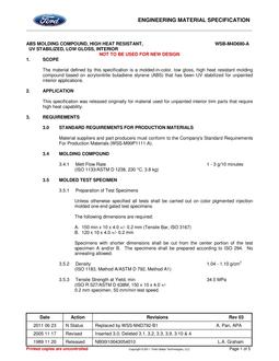 FORD WSB-M4D690-A