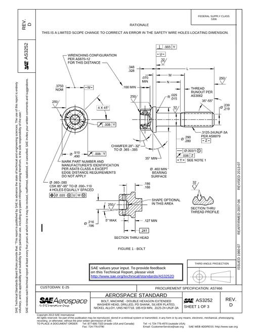SAE AS3252D