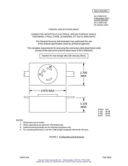 FED W-C-596/111C